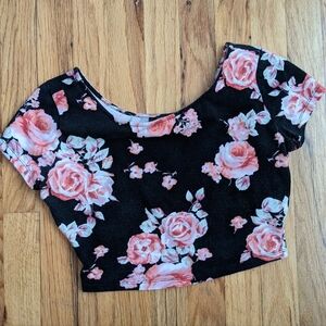 Forever 21 Rose Crop Top